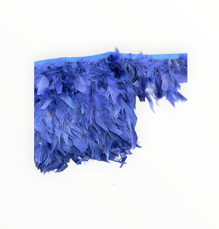 🪶 Dry Feather Trim – Deluxe - Royal Blue