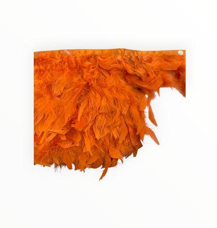 🪶 Dry Feather Trim – Deluxe - Orange