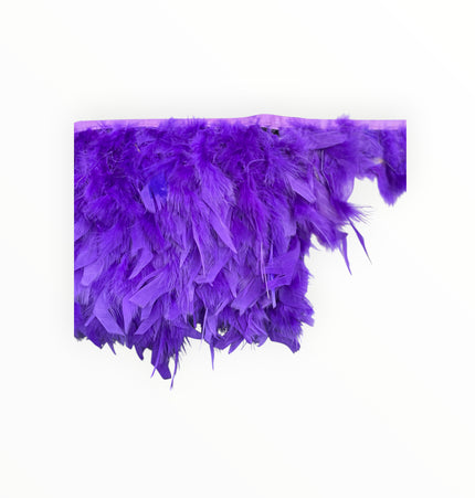 🪶 Dry Feather Trim – Deluxe - Purple
