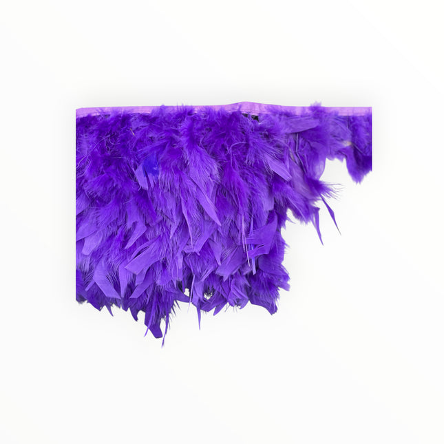 🪶 Dry Feather Trim – Deluxe - Purple