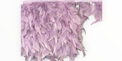🪶 Dry Feather Trim – Deluxe - Light Lilac