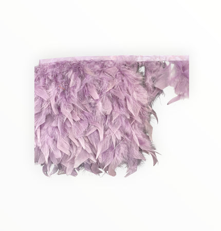 🪶 Dry Feather Trim – Deluxe - Light Lilac