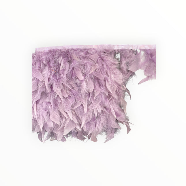 🪶 Dry Feather Trim – Deluxe - Light Lilac
