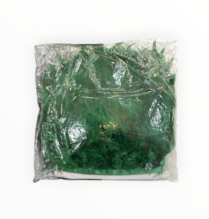 🪶 Dry Feather Trim Deluxe Pack - Dark Green