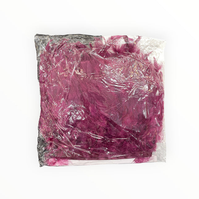 🪶 Dry Feather Trim Deluxe Pack - Plum Purple