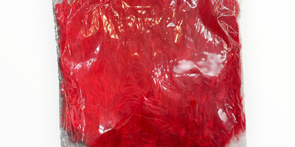 🪶 Dry Feather Trim Deluxe Pack - Red