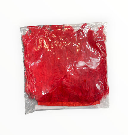 🪶 Dry Feather Trim Deluxe Pack - Red