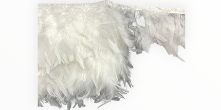 🪶 Dry Feather Trim – Deluxe - White