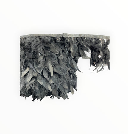 🪶 Dry Feather Trim – Deluxe - Black