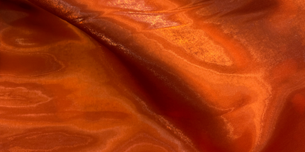 Mikado / Liquid Satin - Burnt Orange