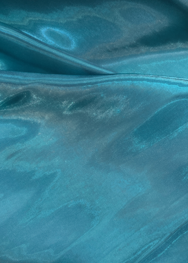 Mikado / Liquid Satin - Teal Blue