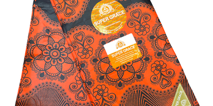 African Print Fabric - 6 Yards - Polycotton