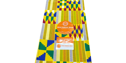 African Print Fabric - 6 Yards - Polycotton