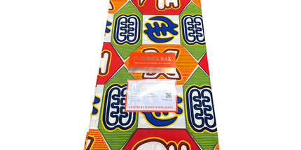 African Print Fabric - 6 Yards - Polycotton