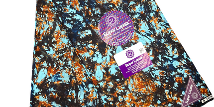 African Print Fabric - 6 Yards - Polycotton