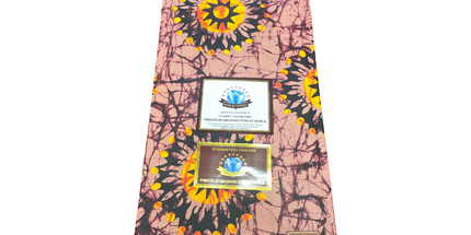 African Print Fabric - 6 Yards - Polycotton