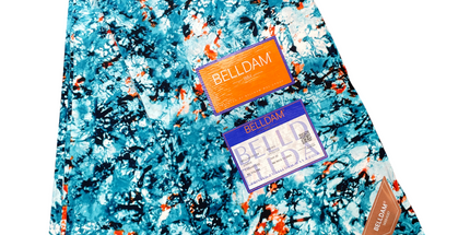 African Print Fabric - 6 Yards - Polycotton