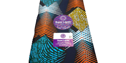 African Print Fabric - 6 Yards - Polycotton