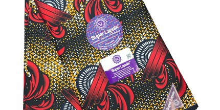 African Print Fabric - 6 Yards - Polycotton