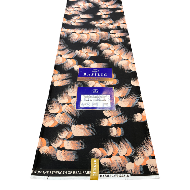 African Print Fabrics - 6 Yards - Polycotton