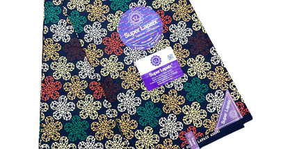 African Print Fabric - 6 Yards - Polycotton