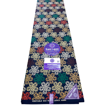 African Print Fabric - 6 Yards - Polycotton