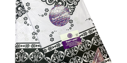 African Print Fabric - 6 Yards - Polycotton