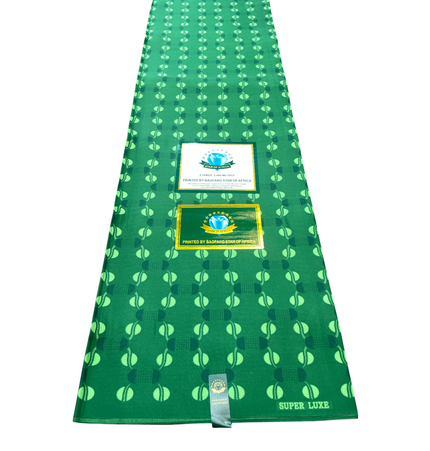 African Print Fabric - 6 Yards - Polycotton
