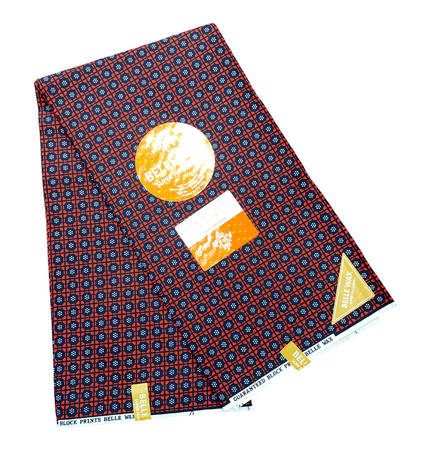 African Print Fabric - 6 Yards - Polycotton