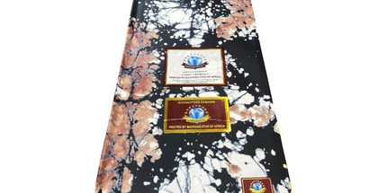 African Print Fabric - 6 Yards - Polycotton