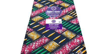 African Print Fabric - 6 Yards - Polycotton