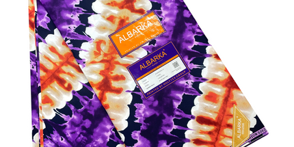 African Print Fabric - 6 Yards - Polycotton