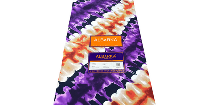 African Print Fabric - 6 Yards - Polycotton