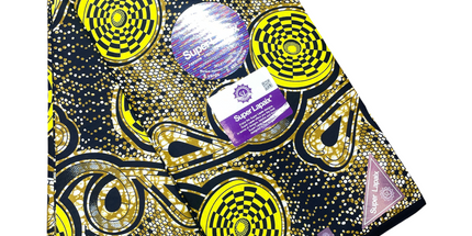 African Print Fabric - 6 Yards - Polycotton