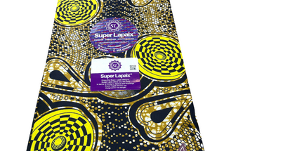 African Print Fabric - 6 Yards - Polycotton