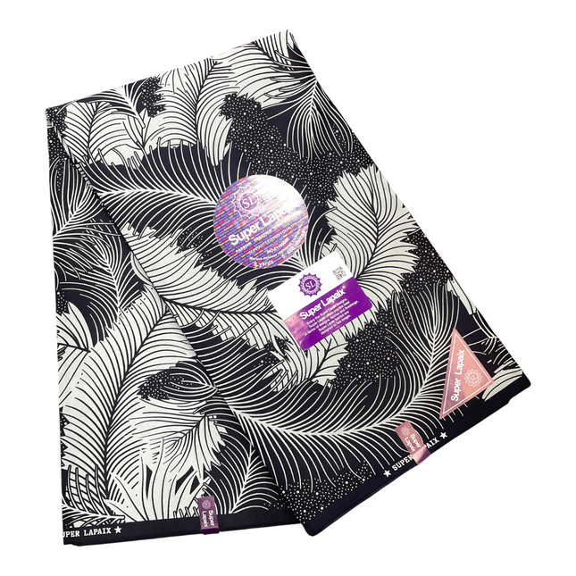 African Print Fabric - 6 Yards - Polycotton