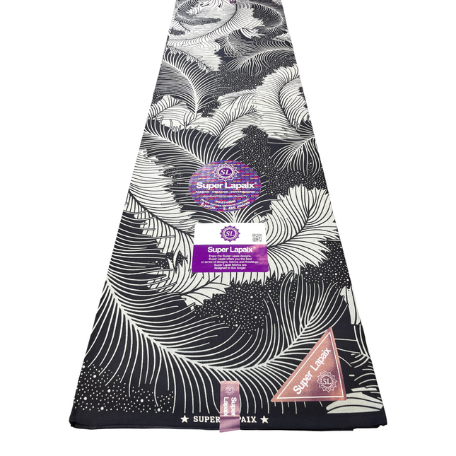 African Print Fabric - 6 Yards - Polycotton