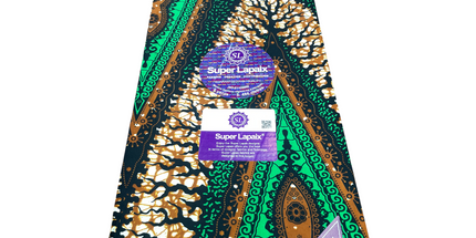 African Print Fabric - 6 Yards - Polycotton