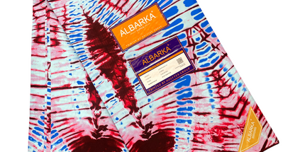 African Print Fabric - 6 Yards - Polycotton