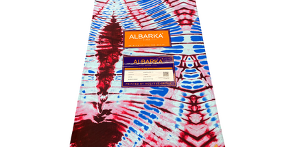 African Print Fabric - 6 Yards - Polycotton