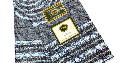 African Print Fabric - 6 Yards - Polycotton