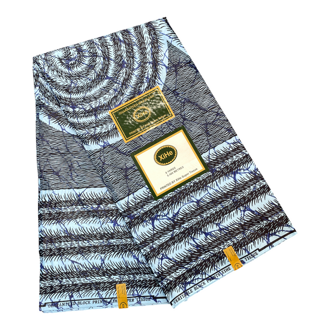 African Print Fabric - 6 Yards - Polycotton