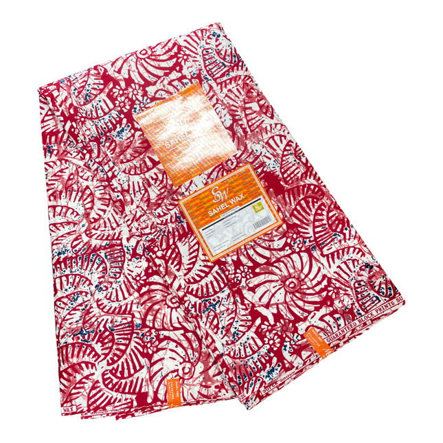 African Print Fabric - 6 Yards - Polycotton