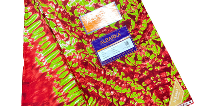 African Print Fabric - 6 Yards - Polycotton