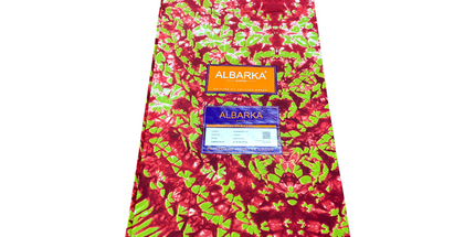 African Print Fabric - 6 Yards - Polycotton