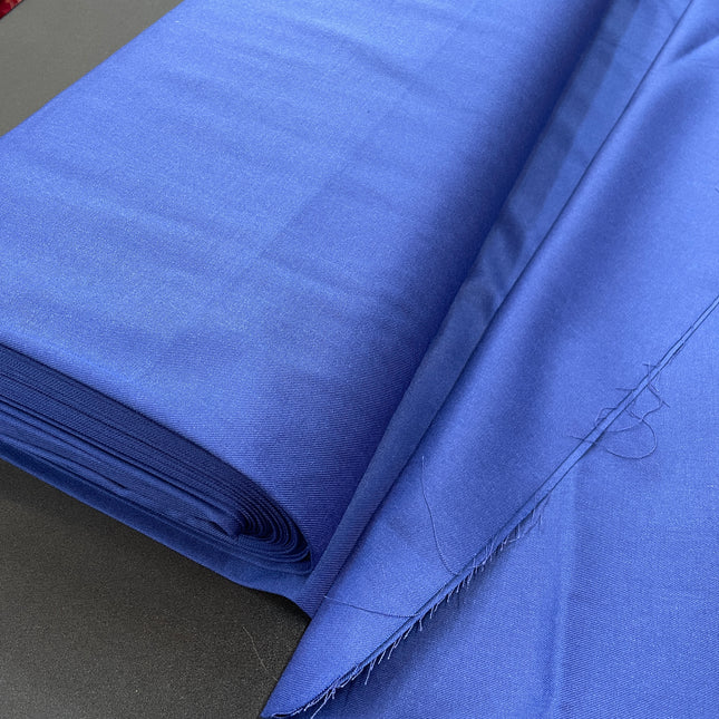 Wool and Cashmere Blend Suiting, Royal Blue