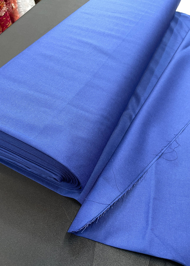 Wool and Cashmere Blend Suiting, Royal Blue