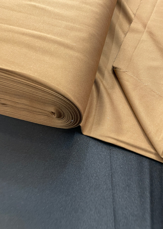 Wool and Cashmere Blend Suiting, Dark Gold