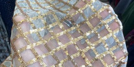 Gold Sequins Lace
