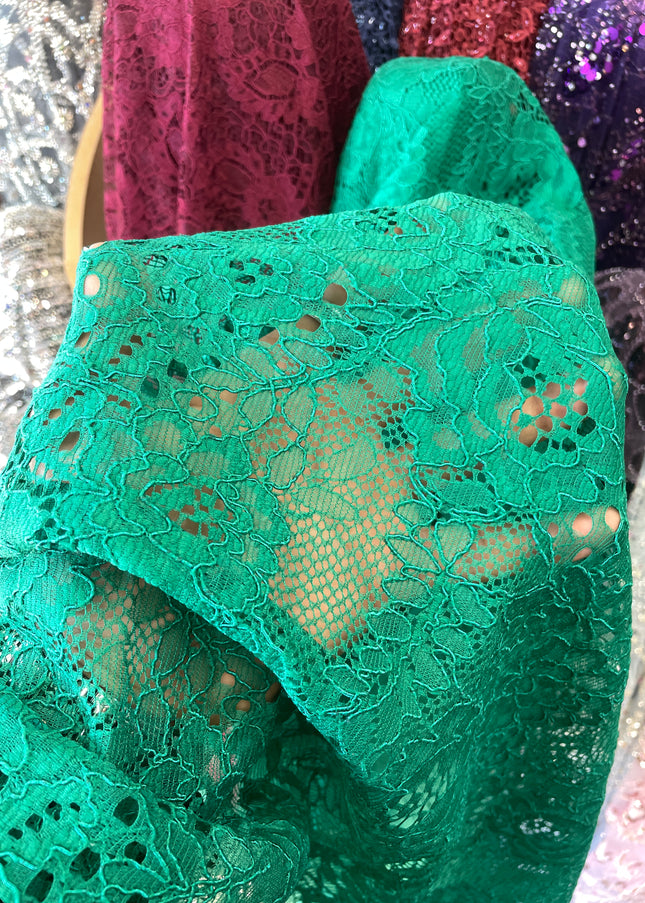 Green Chantilly Lace